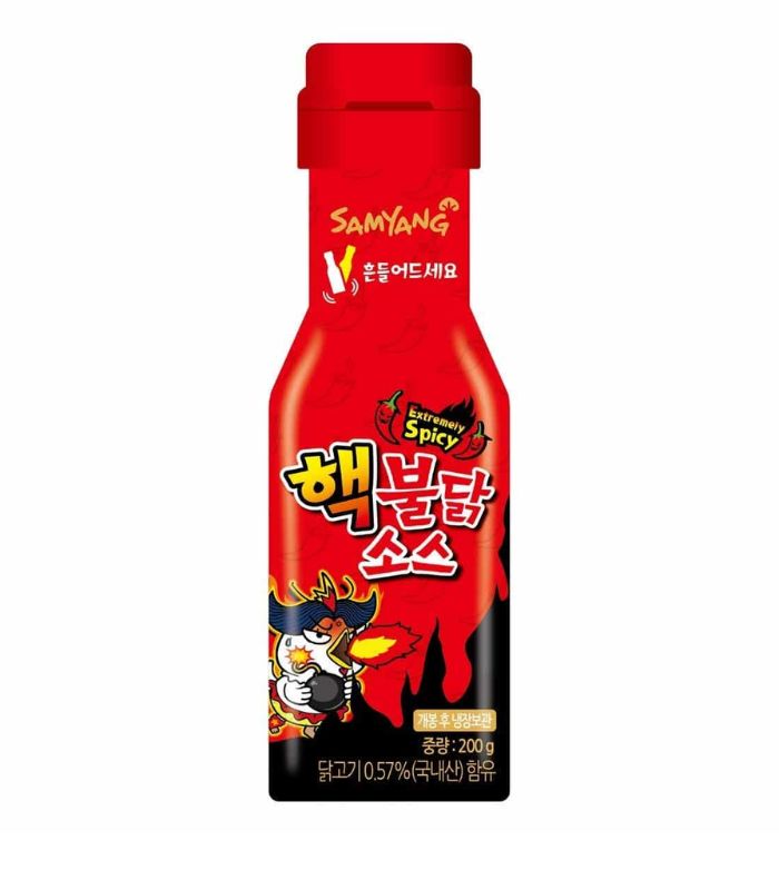 2x spicy sauce