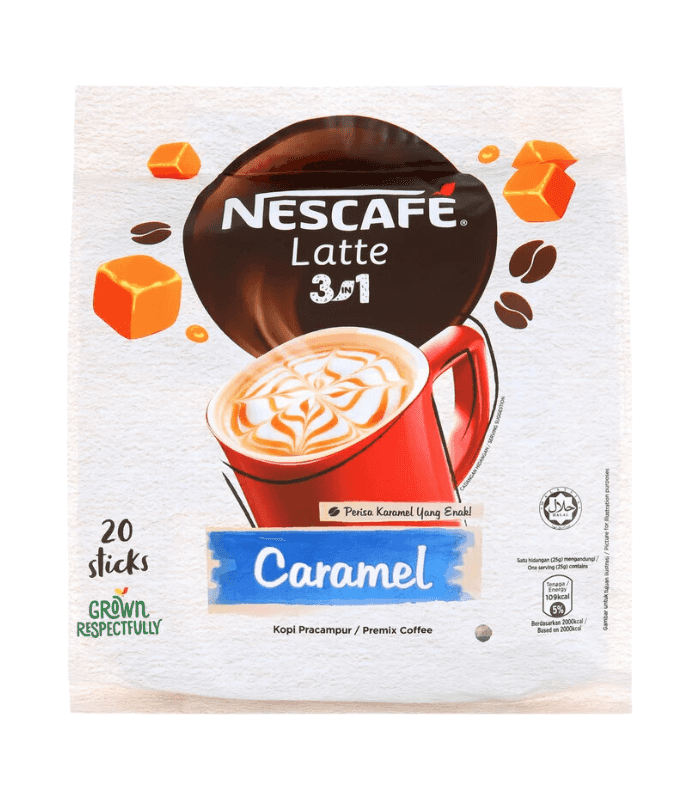 Nescafe Latte 3 in 1 Caramel Coffee