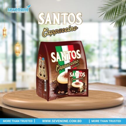 Santos Cappuccino 3 In1 With Choco Granule Coffee - 500 Gm